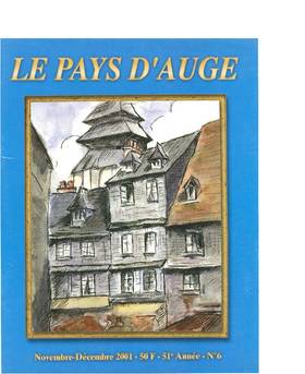 Revue le Pays d'Auge couverture Novembre/Décembre 2001