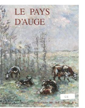 Revue le Pays d'Auge couverture Janvier/Février 2001
